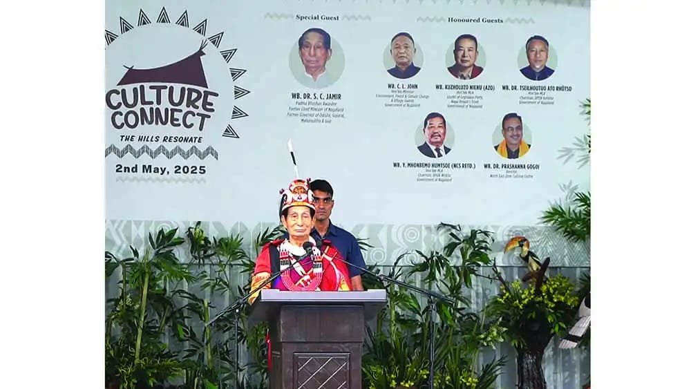 Naga Political Crossroads: Dr. SC Jamir's Clarion Call to Youth for Introspection at Dimapur's Culture Connect