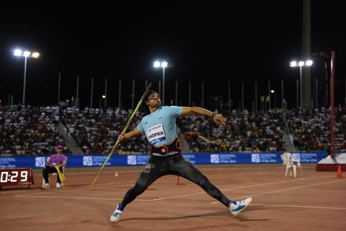 Neeraj Chopra Sets New Indian Record