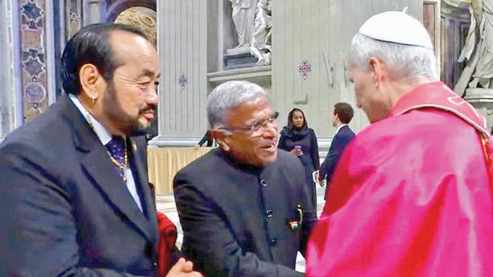 Nagaland Deputy CM Y. Patton Represents India at Pope Leo XIV's Inauguration
