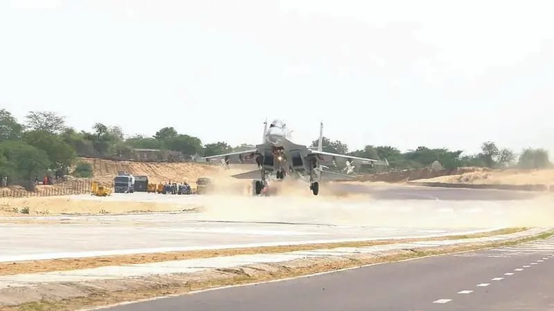 Northeast India's First Highway Airstrip Nears Completion in Eastern Assam