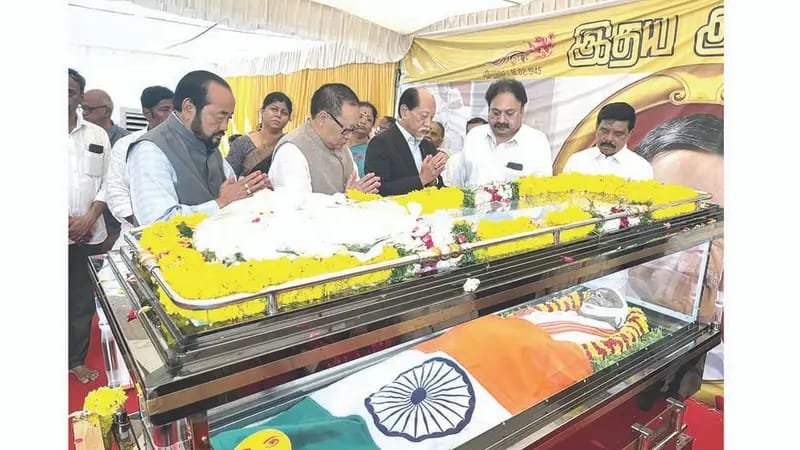 Tribute pours in for La Ganesen Governor of Nagaland, who passed away at 79