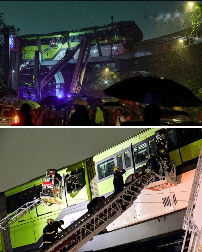 Mumbai Monorail Stalls in Rain Due to Power Snag, Rescue Operations Underway