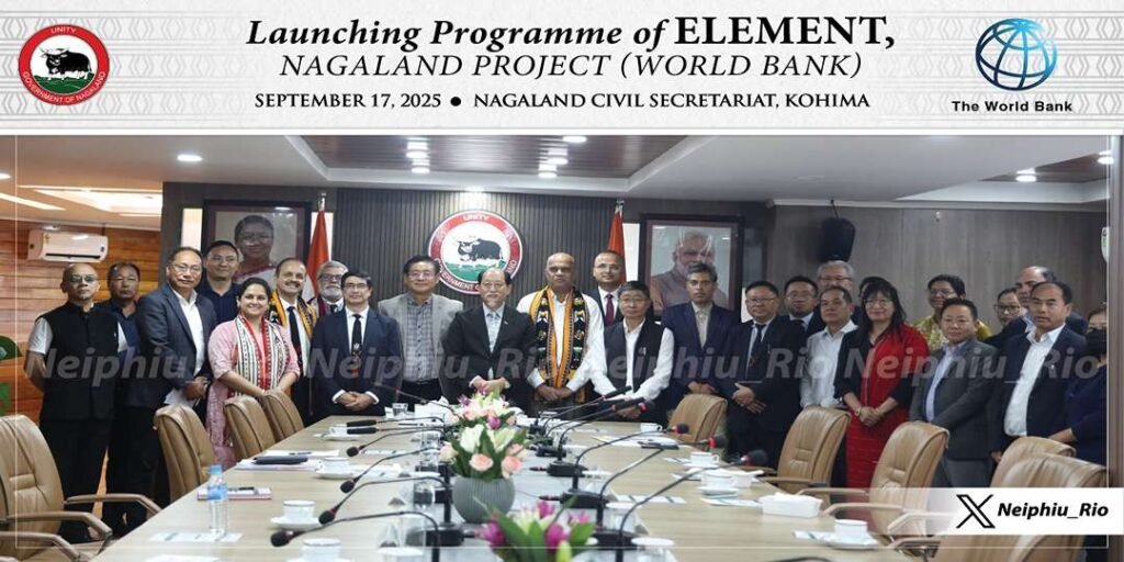Nagaland CM Launches ELEMENT Project to Restore Forests, Strengthen Communities